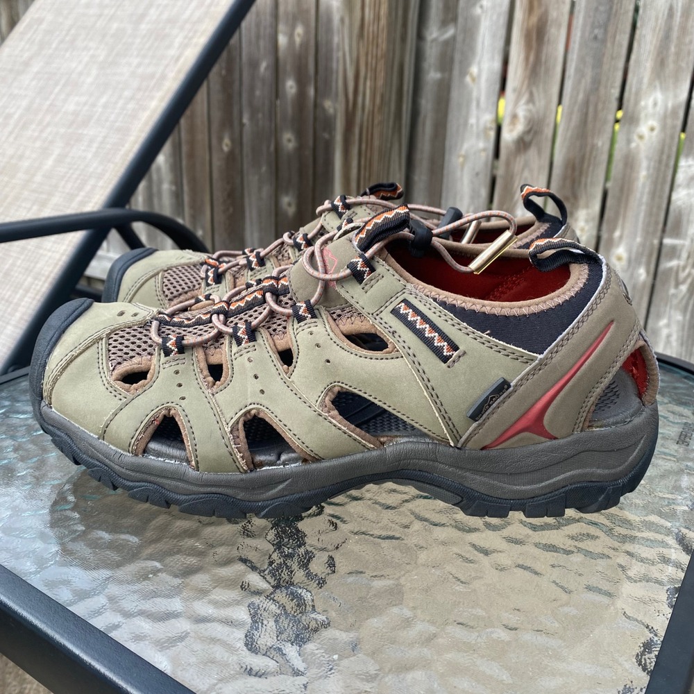Eddie Bauer Carl Mens Hiking Sandals Brown Water Shoes 9.5 21753 Naure Gorpcore